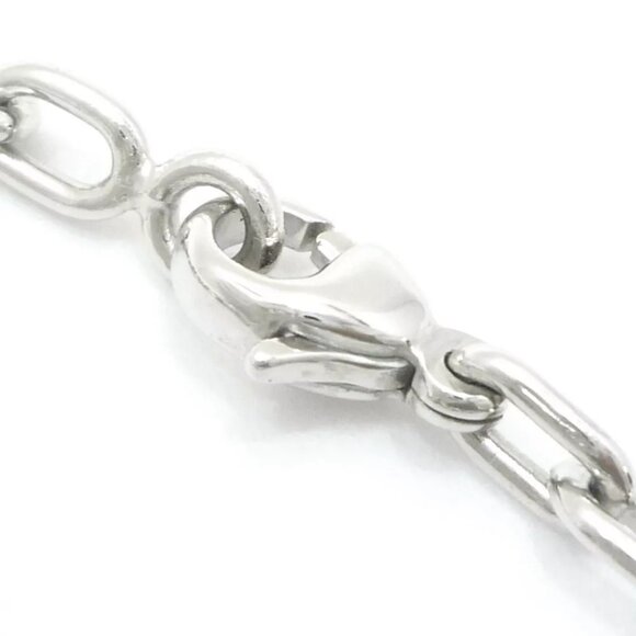 Auth Cartier Rhodium Finish Double C Key Ring Bag Charm T1220157 Silver #W401011 - Picture 6 of 9